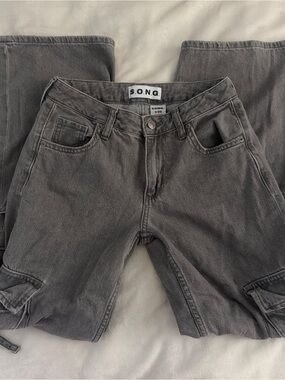S.O.N.G. Gray Cargo Jeans